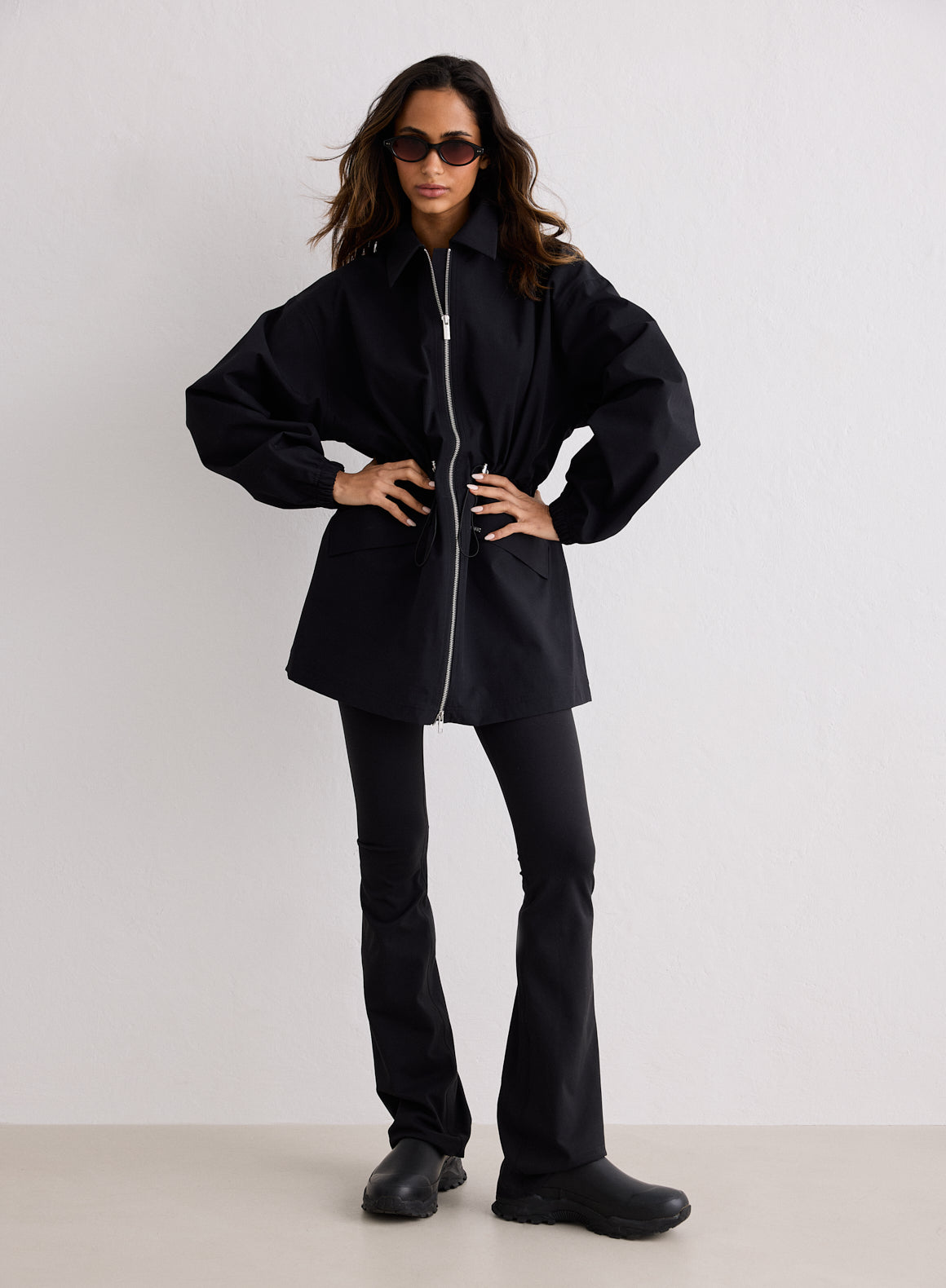 Black Waterproof Zip Jacket – AIM'N EU