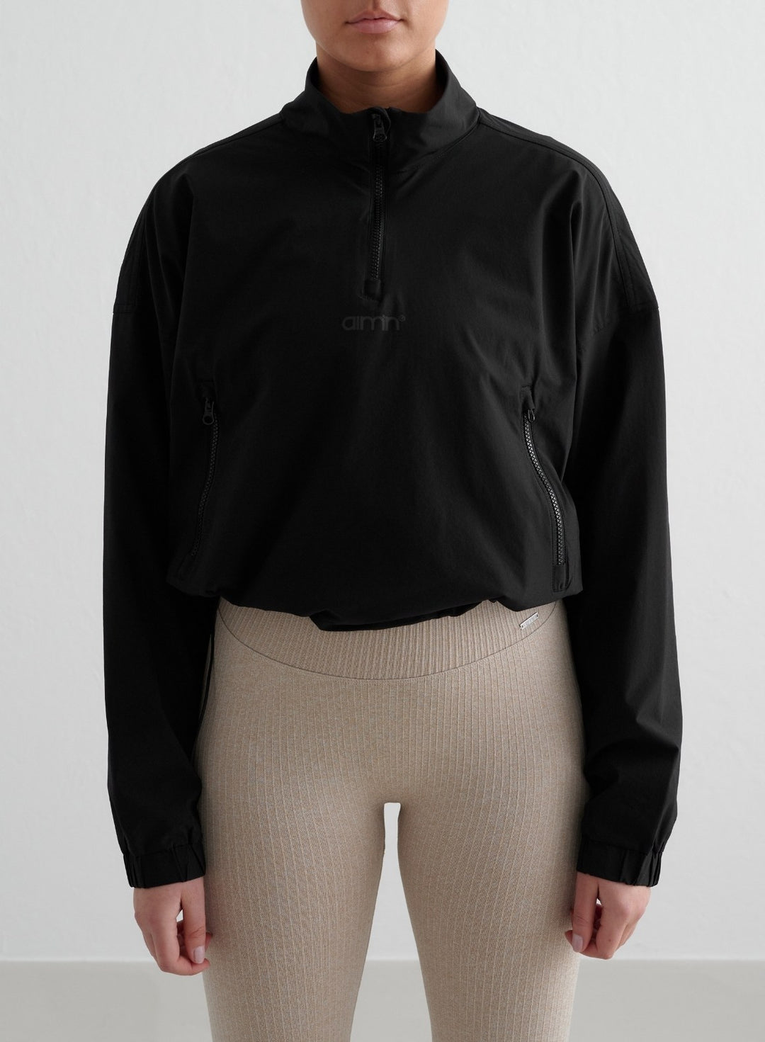 Black Windbreaker Jacket – AIM'N EU