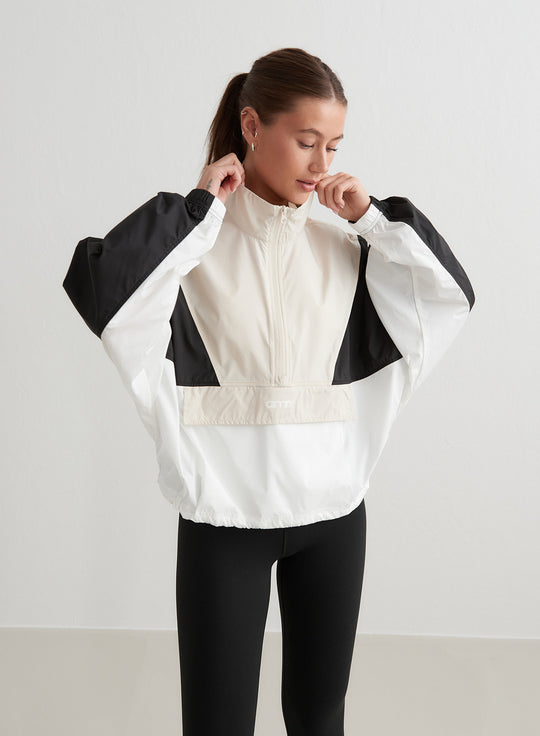 Café Au Lait Balance Blocked Windstopper Jacket – AIM'N EU