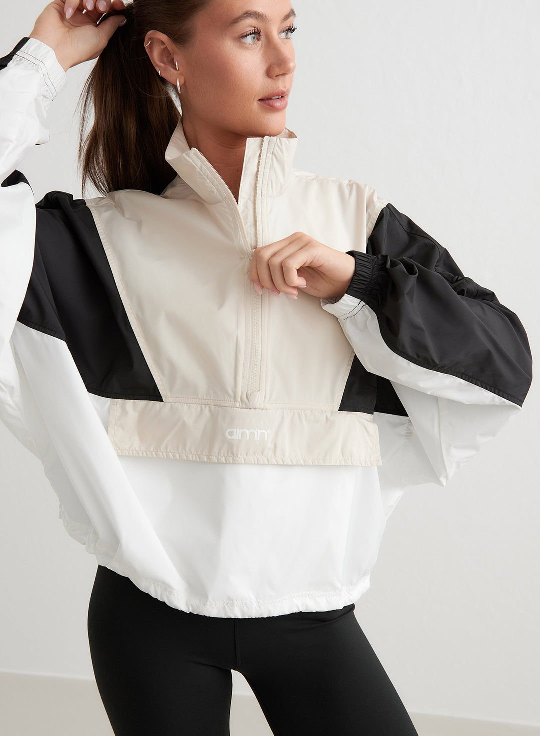 Café Au Lait Balance Blocked Windstopper Jacket – AIM'N EU