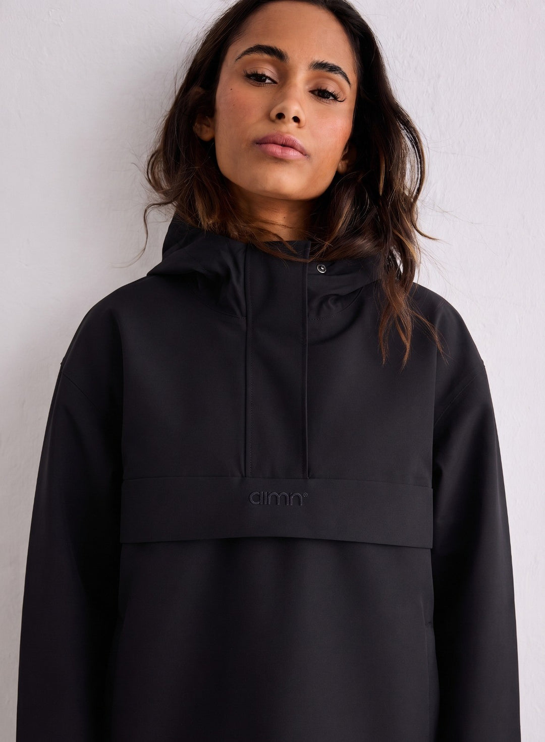Black Waterproof Oversized Anorak – AIM'N EU