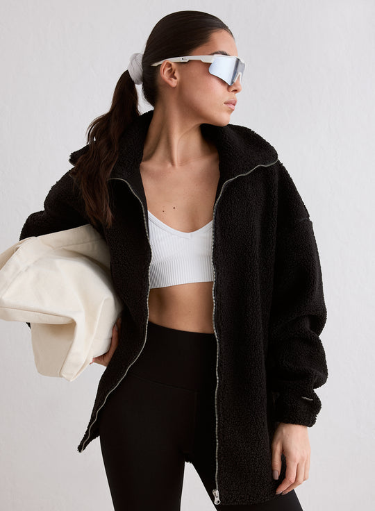 Black Pile Jacket – AIM'N EU
