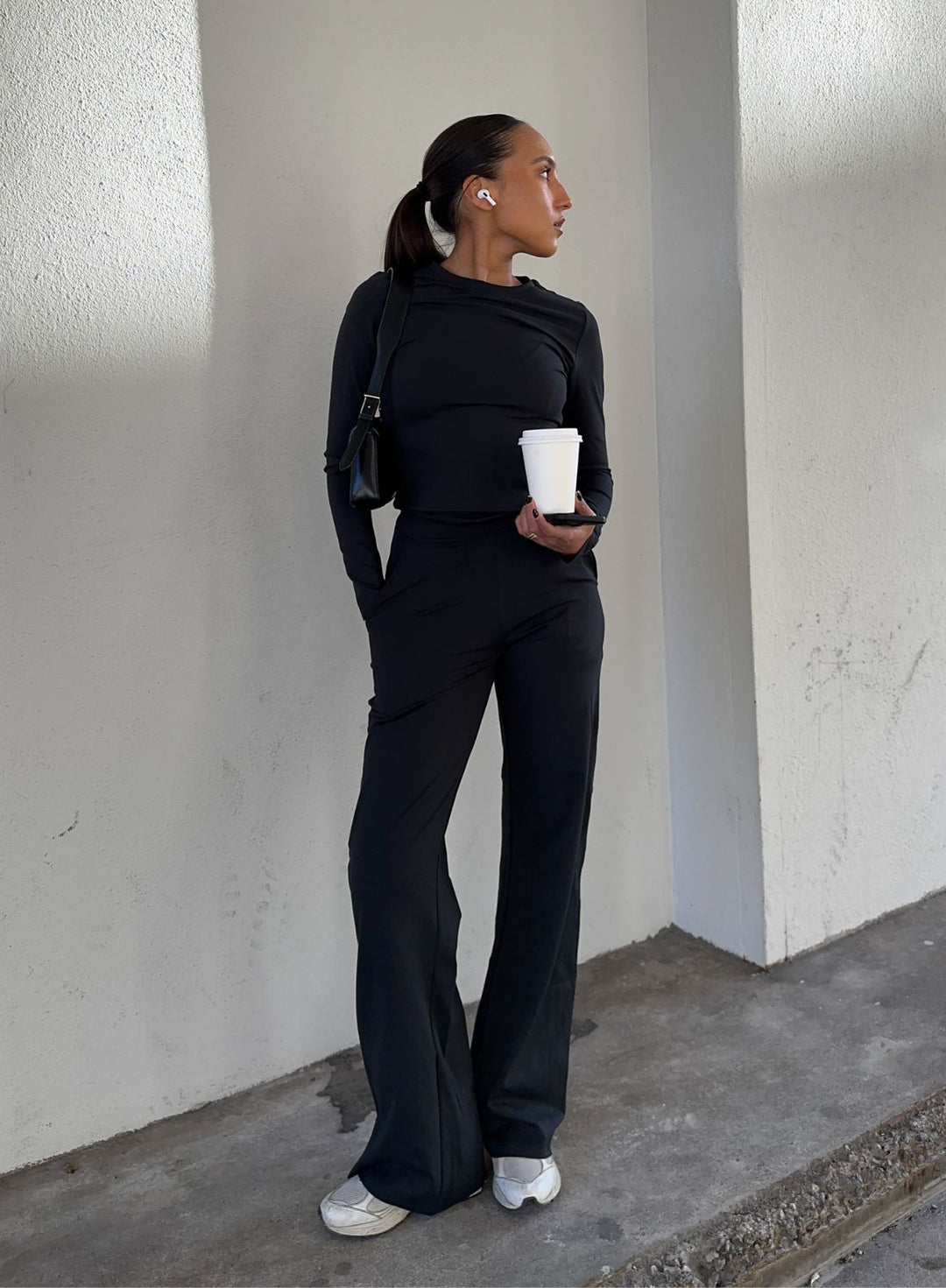 Black Sense Wide Pants – AIM'N EU