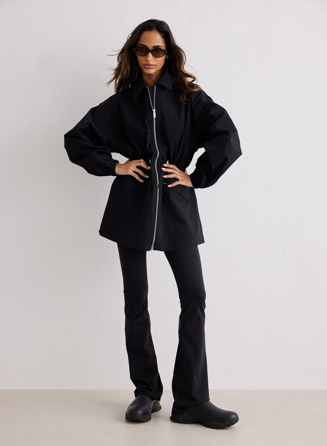 Black Waterproof Zip Jacket – AIM'N EU