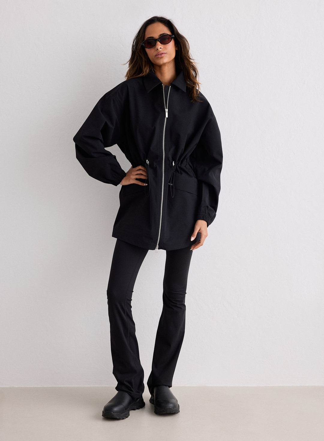 Black Waterproof Zip Jacket – AIM'N EU