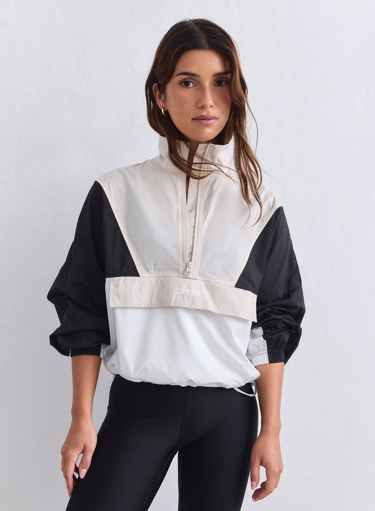 Café Au Lait Balance Blocked Windstopper Jacket – AIM'N EU