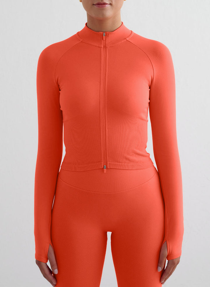 Tangerine Shape Seamless Zip Jacket [S - 175 cm]