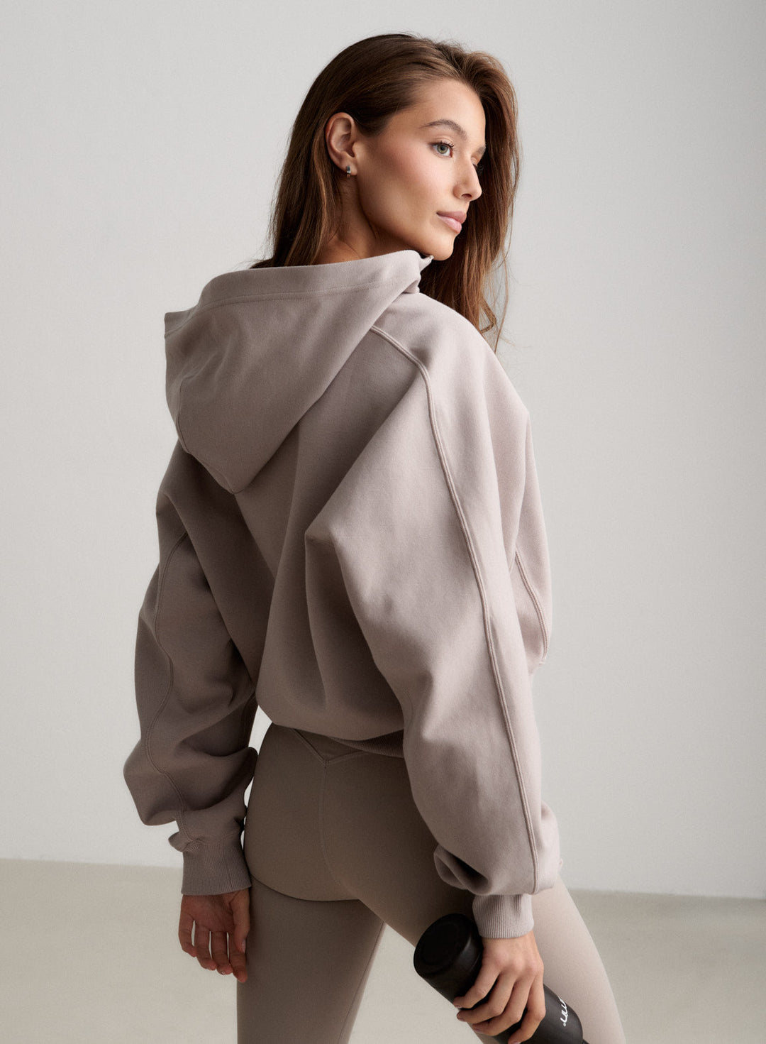 Dark Clay Sportif Half Zip Hood – AIM'N EU