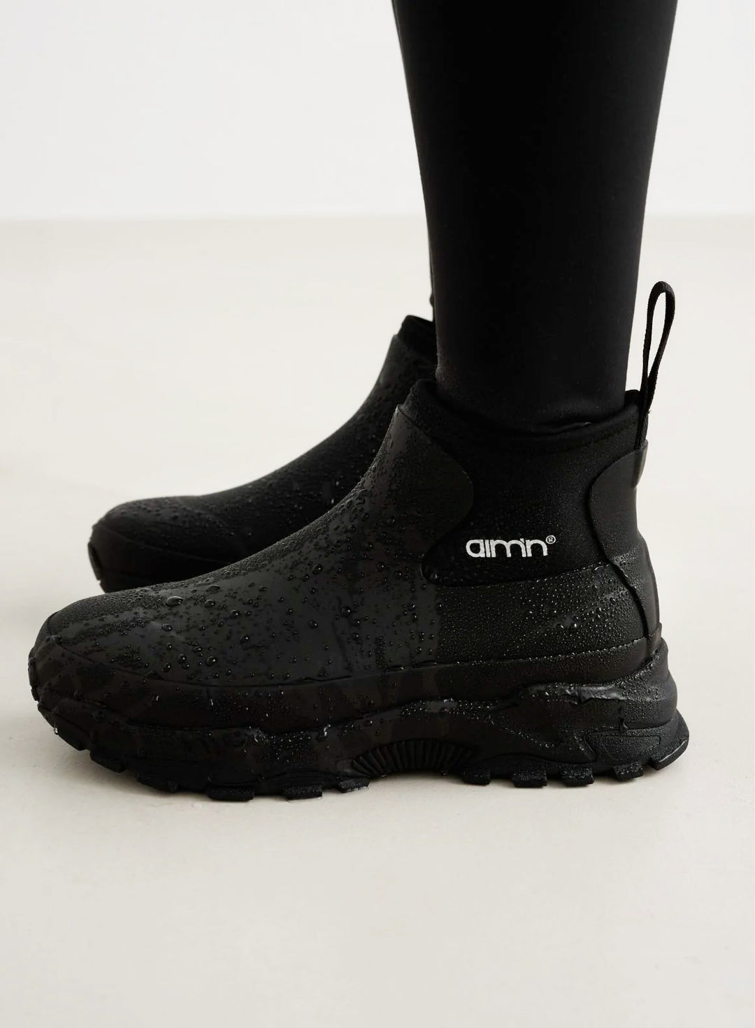 Black Fusion Rain Boot – AIM'N EU