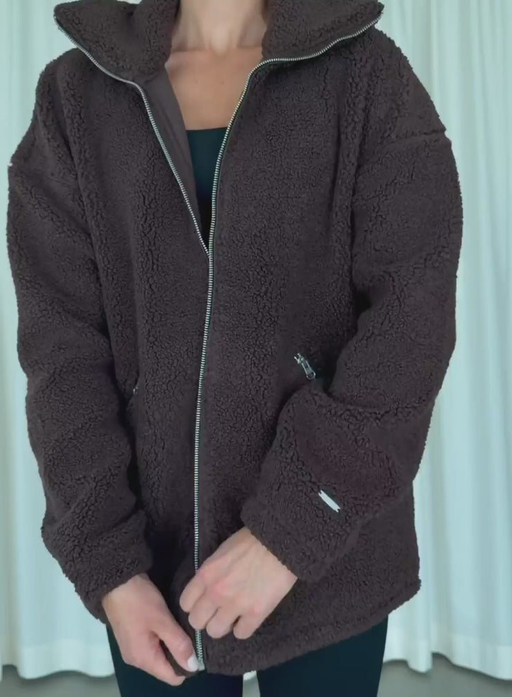 Cacao Pile Jacket – AIM'N EU