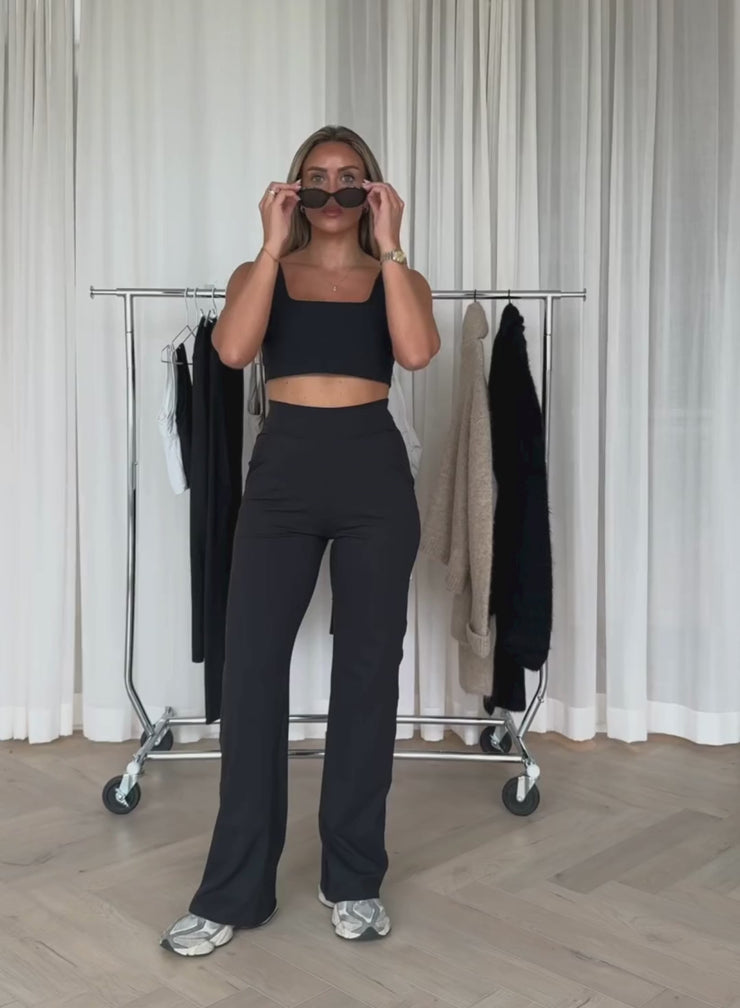 Black Sense Wide Pants – AIM'N EU