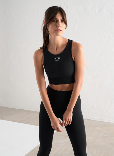 Fusion Pure Yoga top Dames 1052 dark night - Bijvoet sport